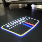 LUCES DE PROYECTOR DEL LOGOTIPO BMW M3 Nr.24 (cantidad 1 = 1 juegos / 2 luces de puerta)
