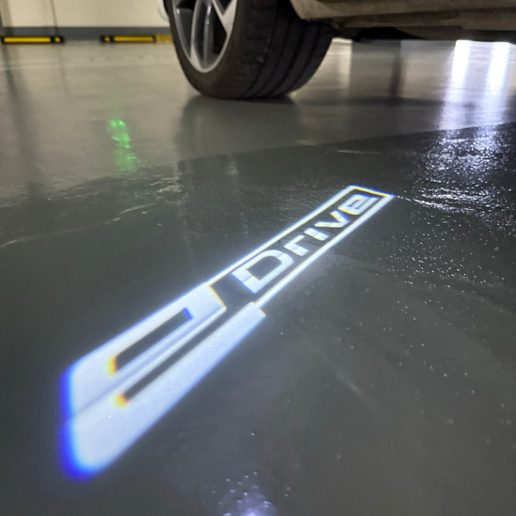 LUCES DE PROYECTOR DEL LOGOTIPO BMW M3 Nr.24 (cantidad 1 = 1 juegos / 2 luces de puerta)