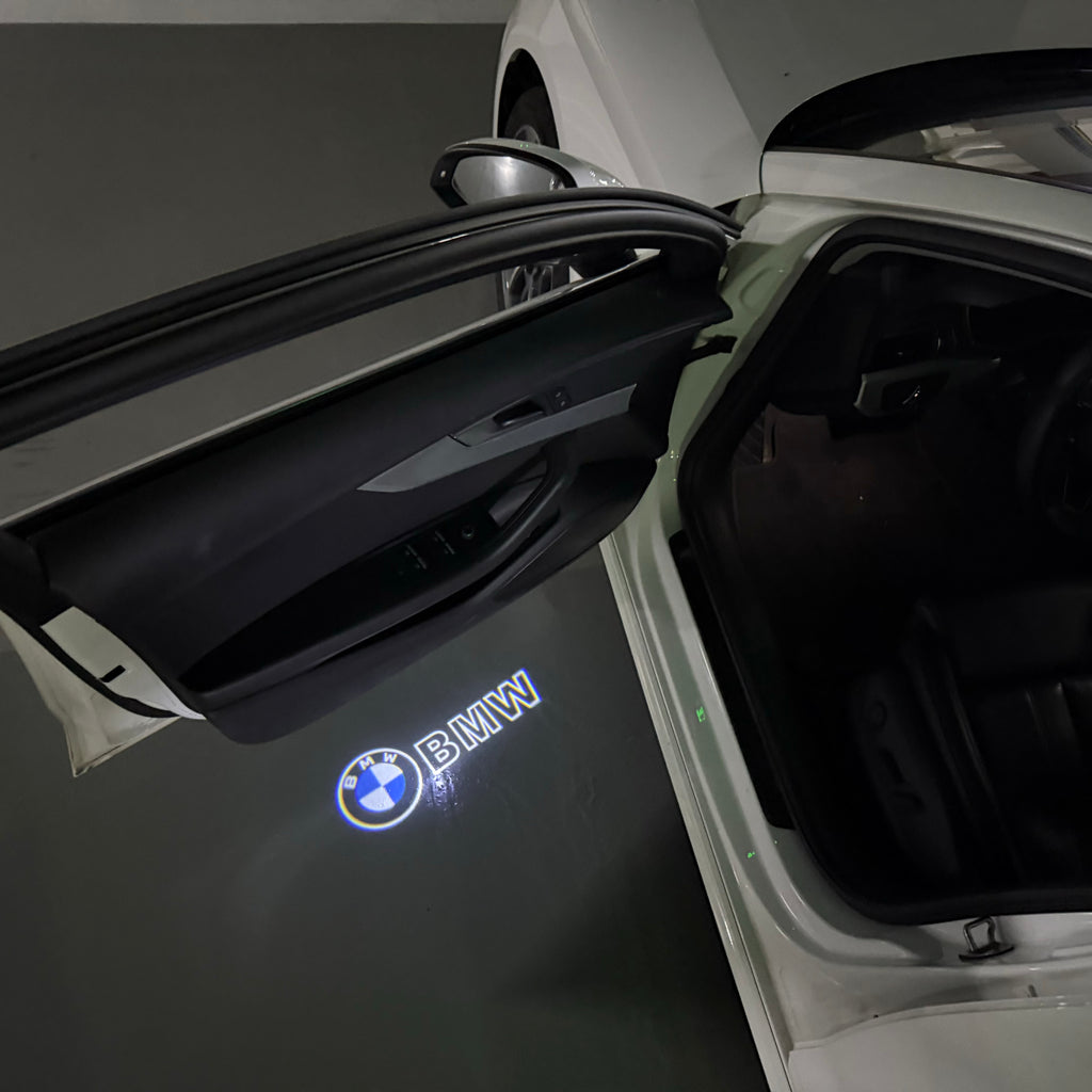 BMW LOGO PROJECTOT LIGHTS Nr.01 (cantidad 1 = 1 juego/2 luces de puerta)