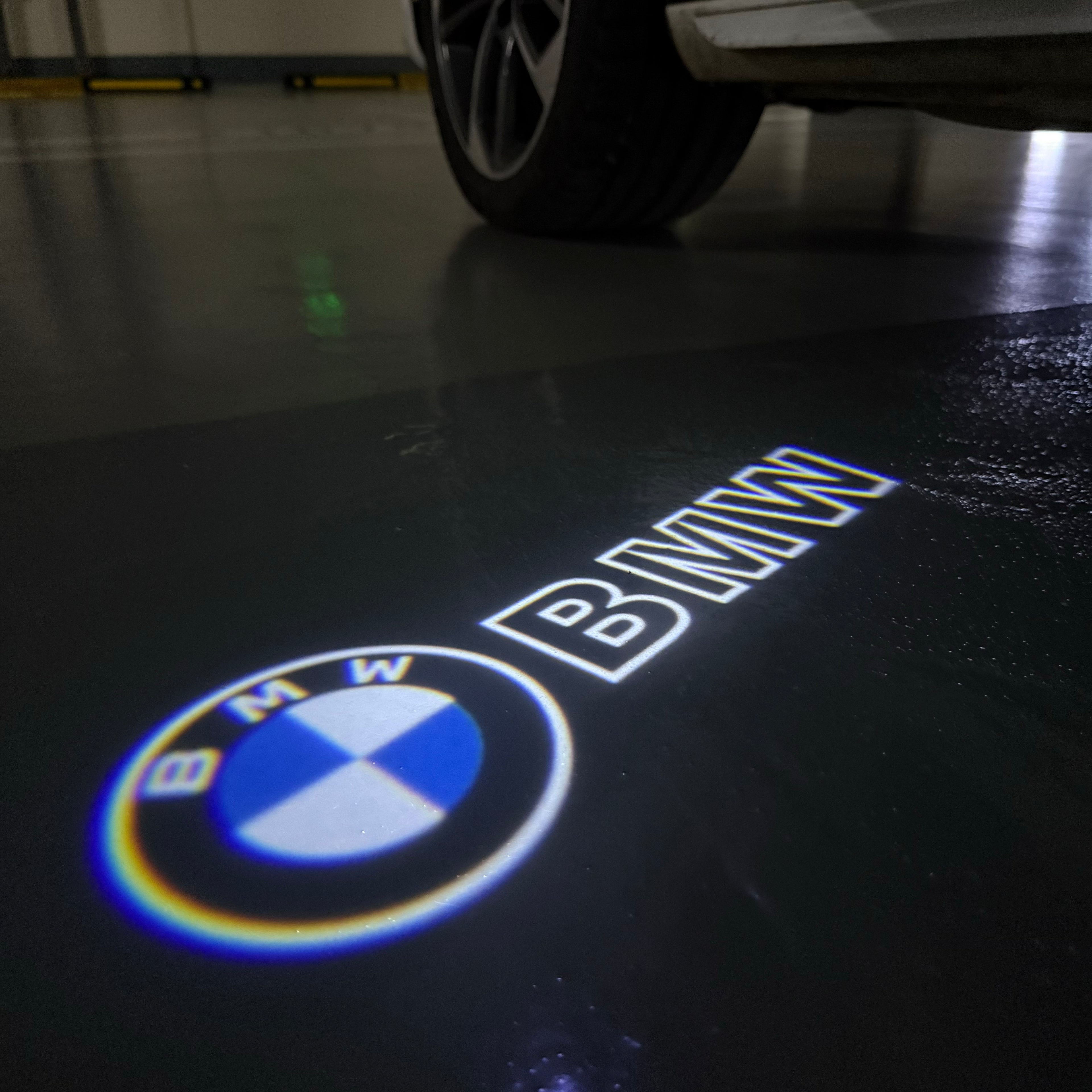 BMW LOGO PROJECTOT LIGHTS Nr.01 (cantidad 1 = 1 juego/2 luces de puerta)