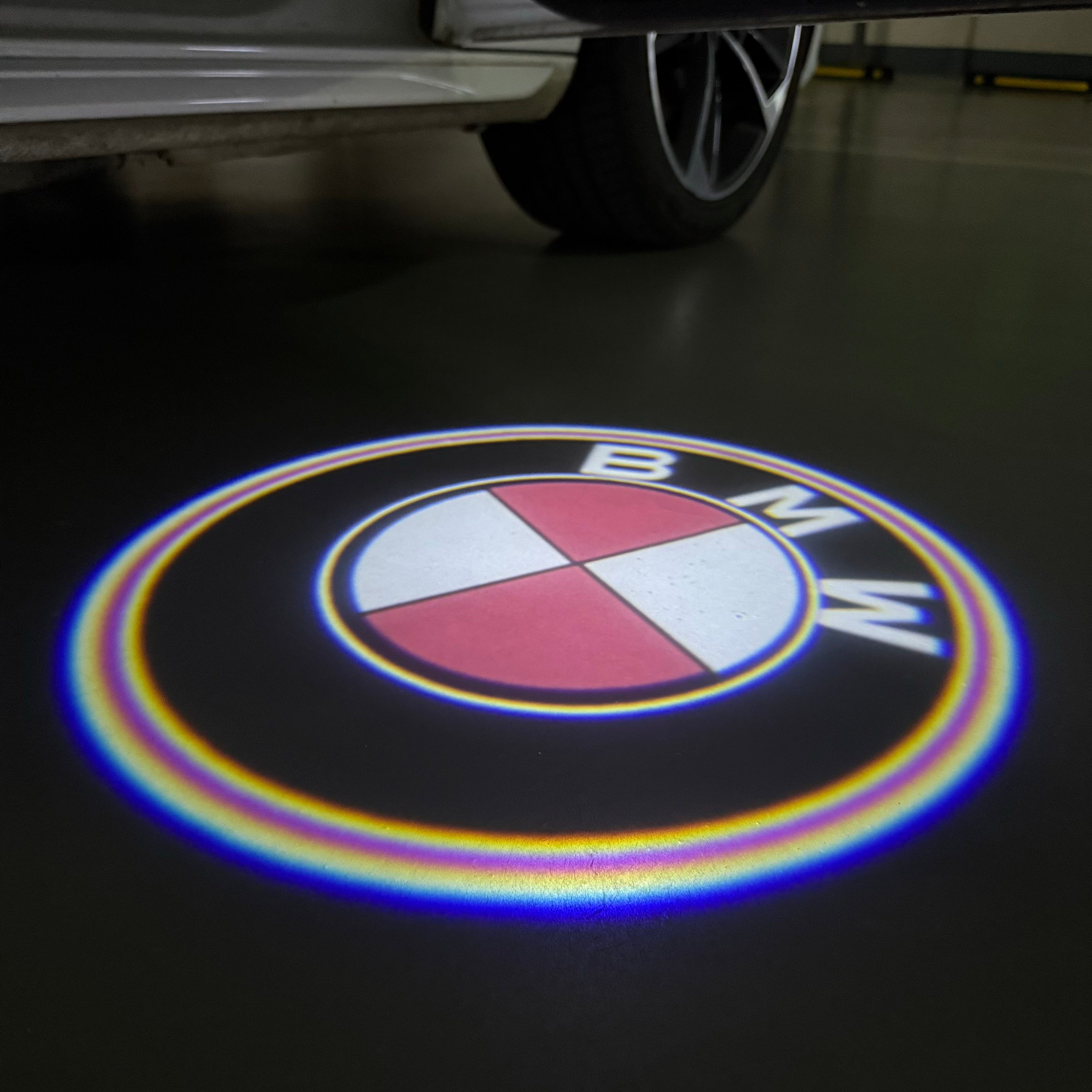 LUCES DE PROYECTOR DEL LOGOTIPO BMW M3 Nr.24 (cantidad 1 = 1 juegos / 2 luces de puerta)