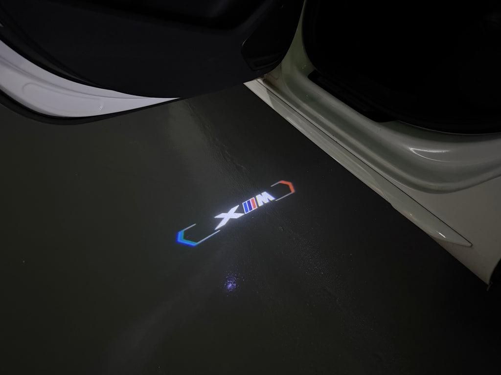 ÉCLAIRAGE DE PROJECTEUR BMW M3 LOGO Nr.24 (quantité 1 = 1 jeux / 2 feux de porte)
