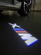 ÉCLAIRAGE DE PROJECTEUR BMW M3 LOGO Nr.24 (quantité 1 = 1 jeux / 2 feux de porte)