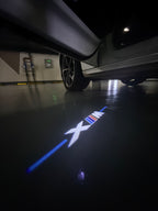 LUCES DE PROYECTOR DEL LOGOTIPO BMW M3 Nr.24 (cantidad 1 = 1 juegos / 2 luces de puerta)