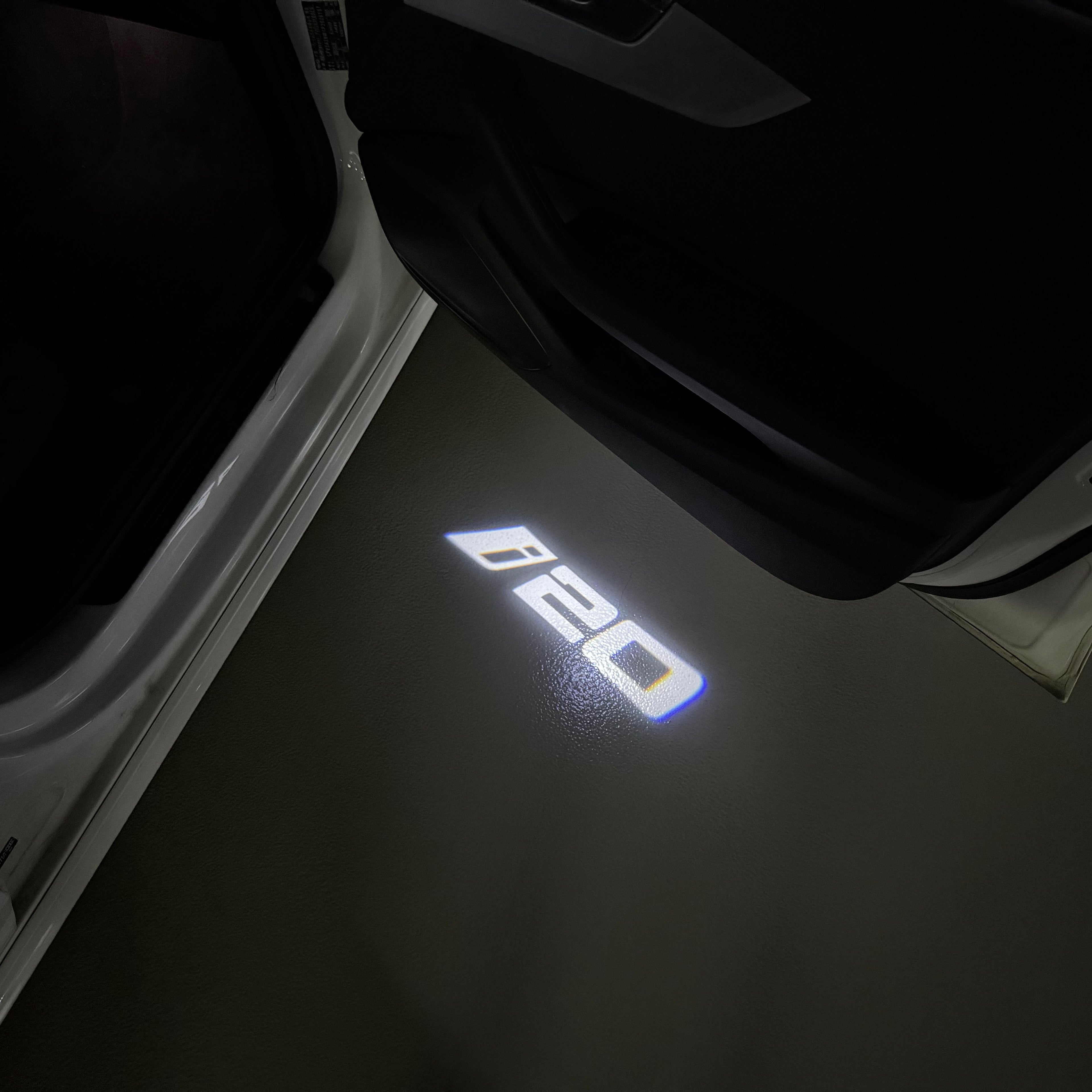 LUCES DE PROYECTOR DEL LOGOTIPO BMW M3 Nr.24 (cantidad 1 = 1 juegos / 2 luces de puerta)