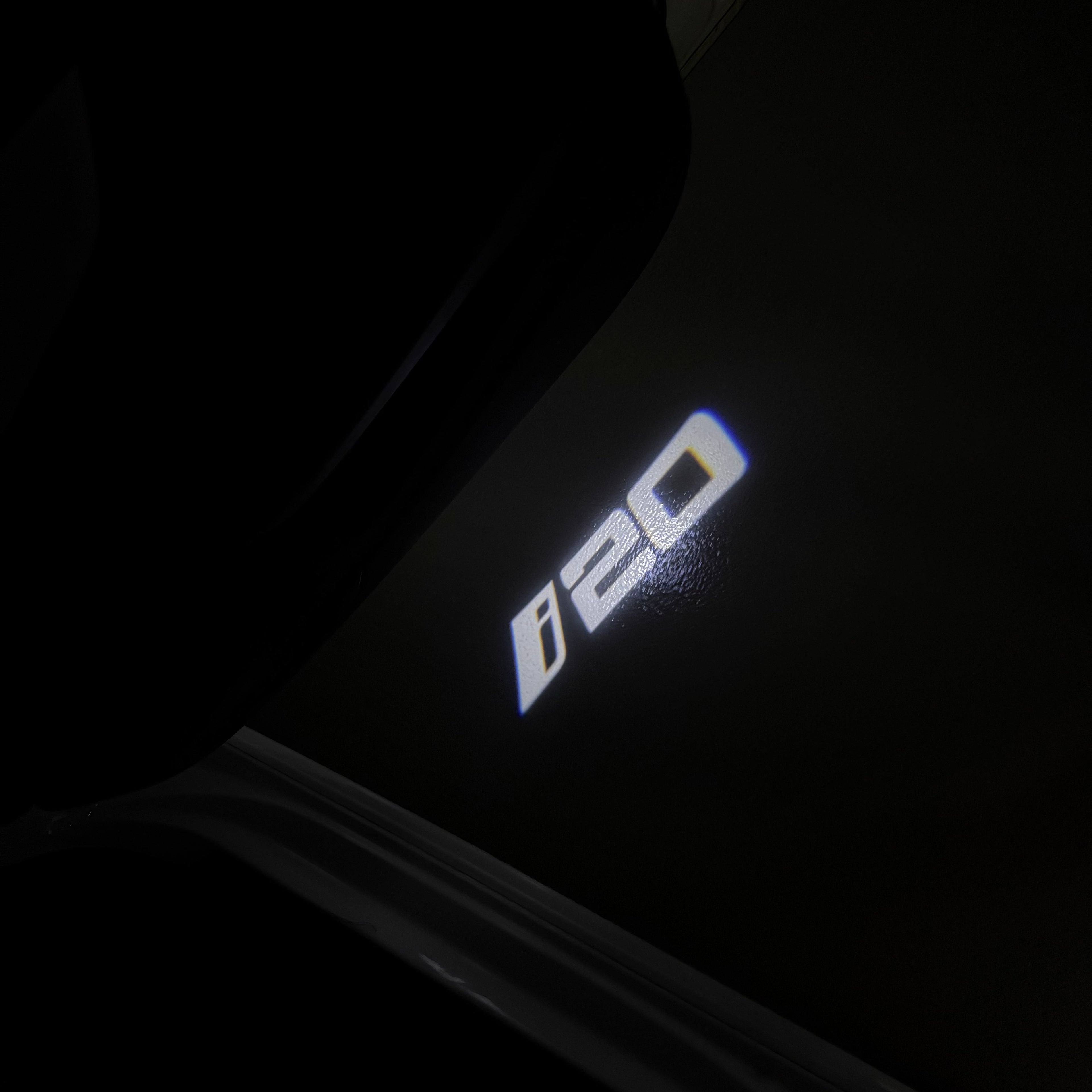 LUCES DE PROYECTOR DEL LOGOTIPO BMW M3 Nr.24 (cantidad 1 = 1 juegos / 2 luces de puerta)