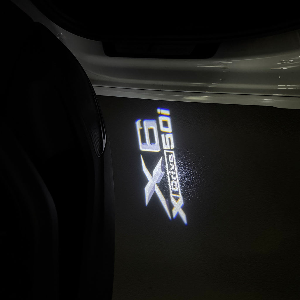 ÉCLAIRAGE DE PROJECTEUR BMW M3 LOGO Nr.24 (quantité 1 = 1 jeux / 2 feux de porte)