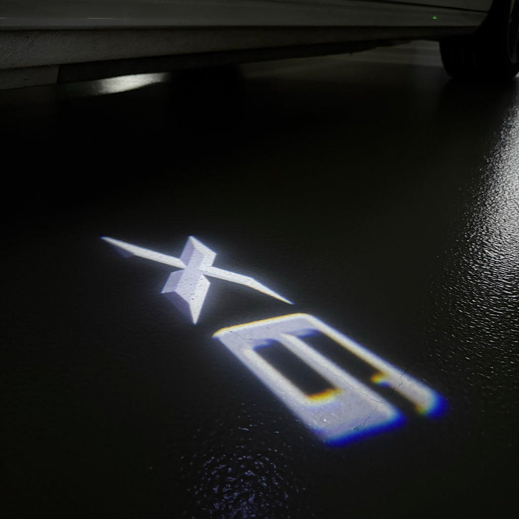 ÉCLAIRAGE DE PROJECTEUR BMW M3 LOGO Nr.24 (quantité 1 = 1 jeux / 2 feux de porte)