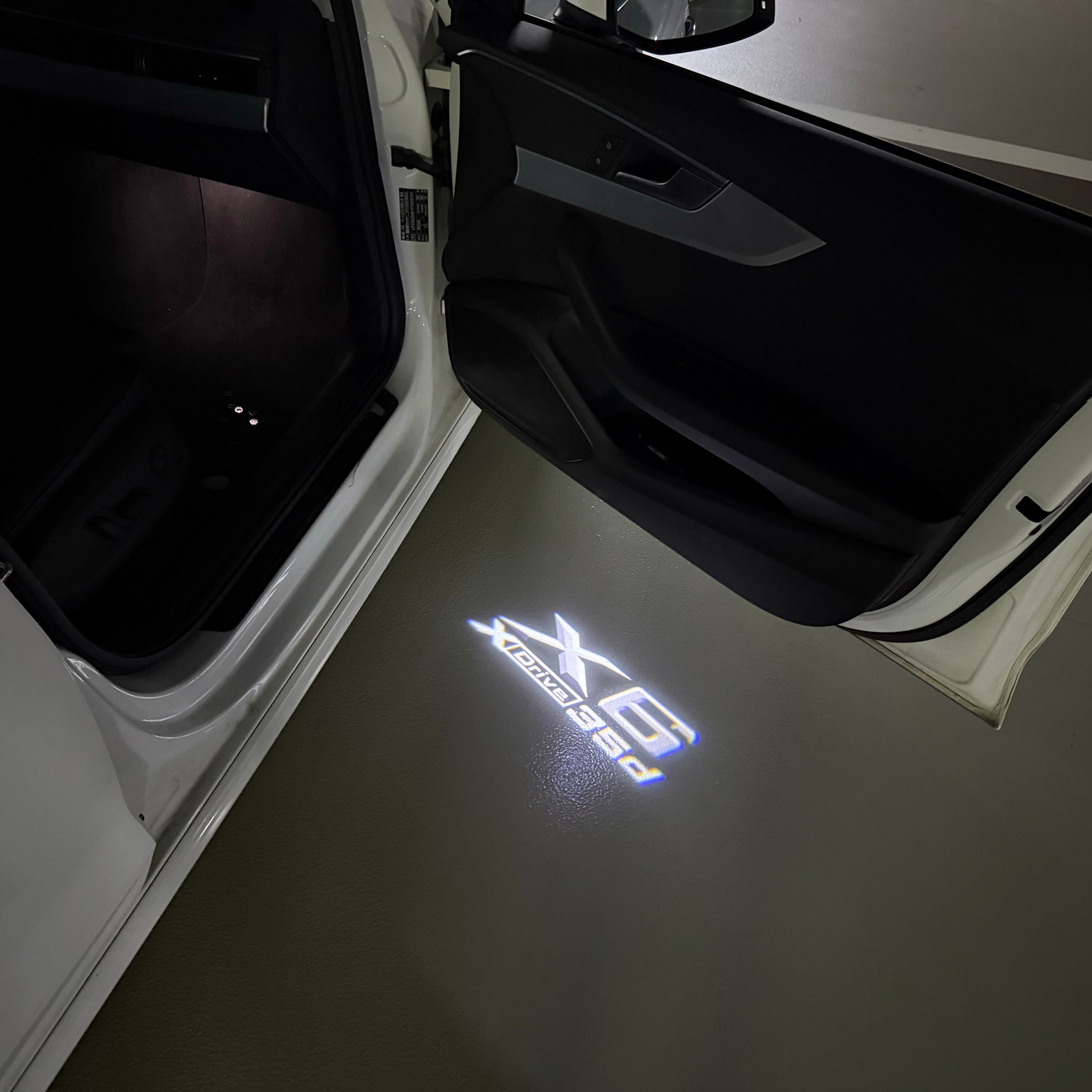 LUCES DE PROYECTOR DEL LOGOTIPO BMW M3 Nr.24 (cantidad 1 = 1 juegos / 2 luces de puerta)
