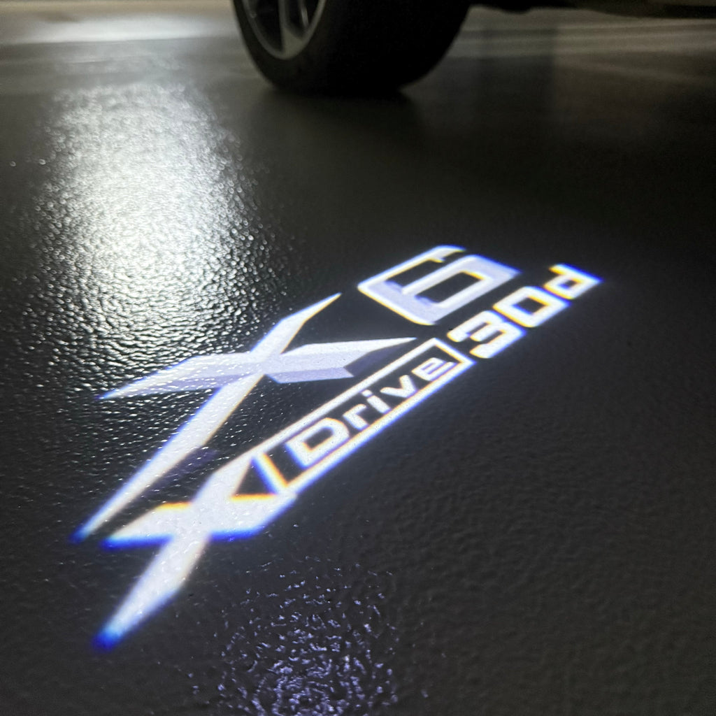 ÉCLAIRAGE DE PROJECTEUR BMW M3 LOGO Nr.24 (quantité 1 = 1 jeux / 2 feux de porte)