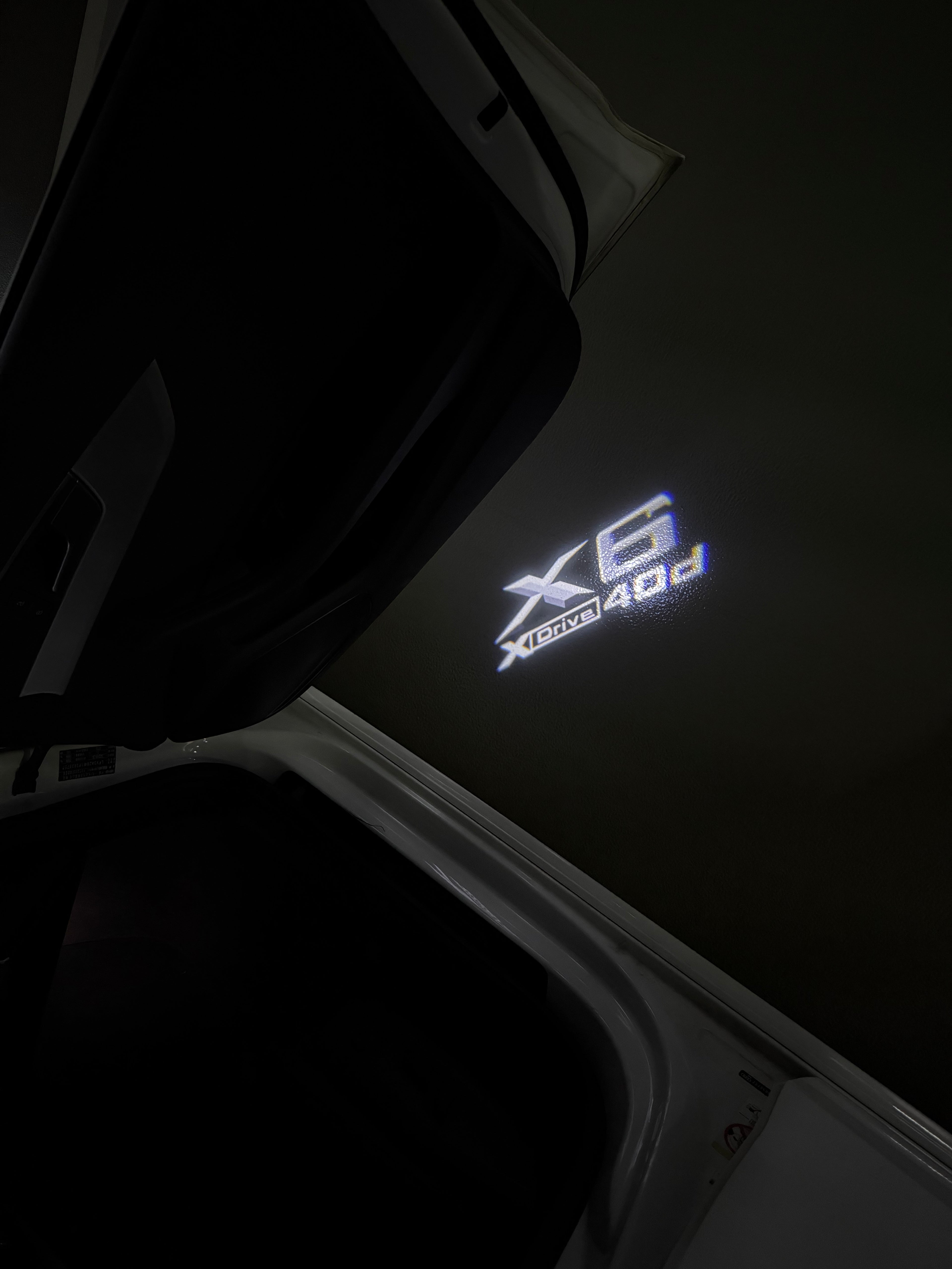 LUCES DE PROYECTOR DEL LOGOTIPO BMW M3 Nr.24 (cantidad 1 = 1 juegos / 2 luces de puerta)
