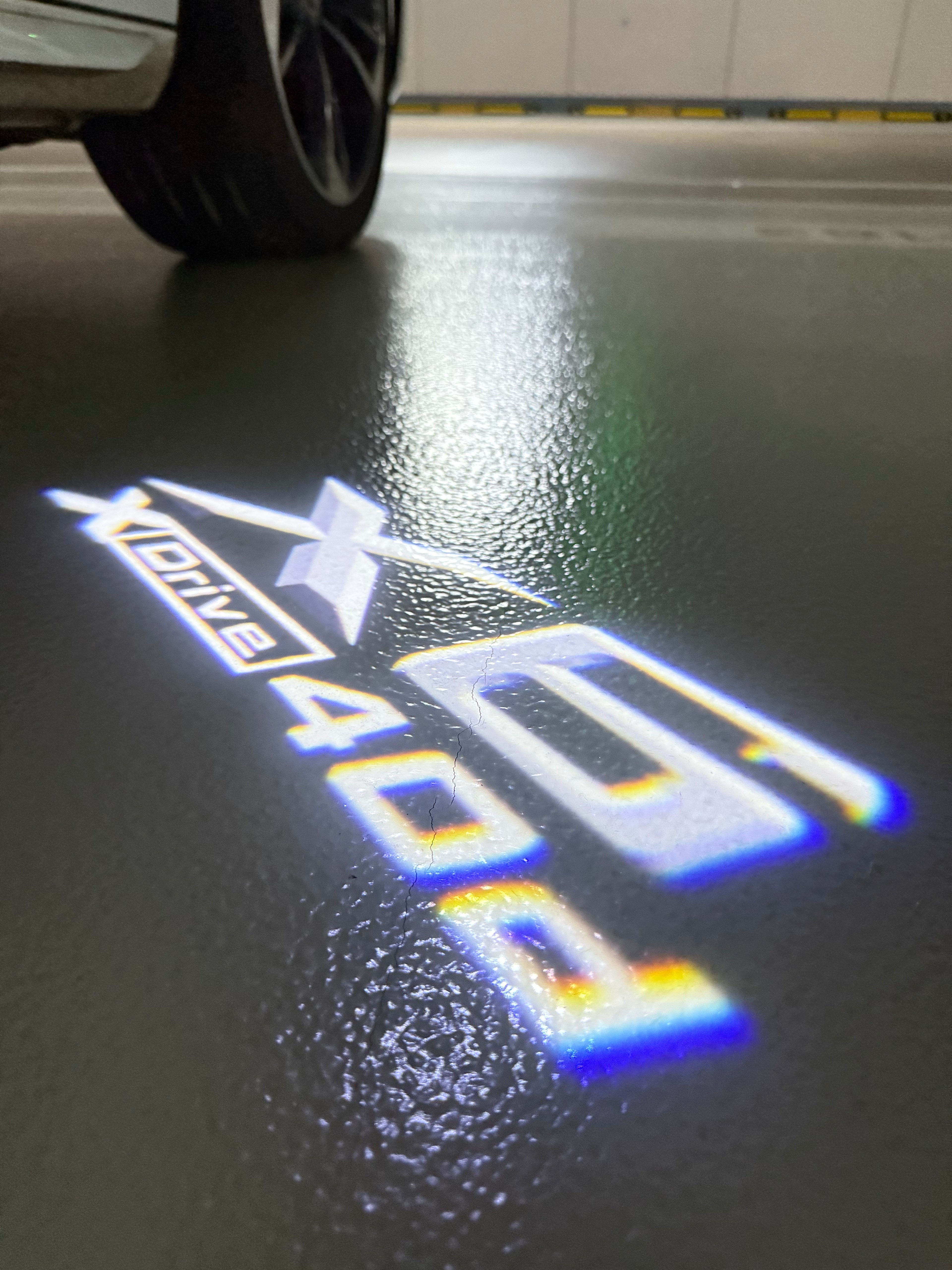 LUCES DE PROYECTOR DEL LOGOTIPO BMW M3 Nr.24 (cantidad 1 = 1 juegos / 2 luces de puerta)