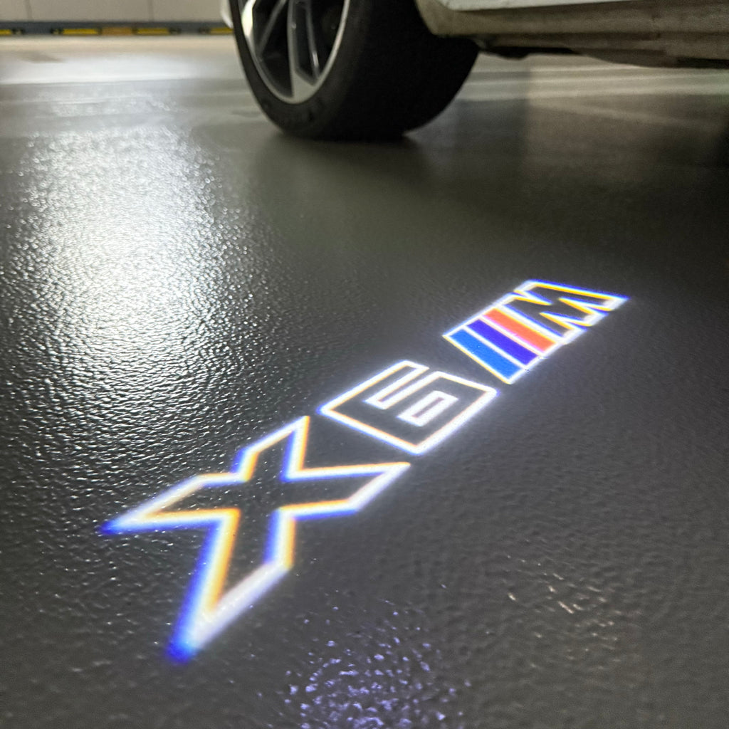 LUCES DE PROYECTOR DEL LOGOTIPO BMW M3 Nr.24 (cantidad 1 = 1 juegos / 2 luces de puerta)