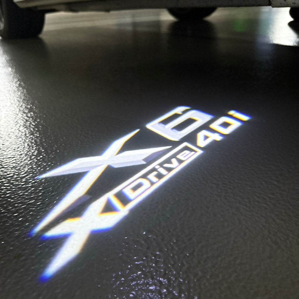 LUCES DE PROYECTOR DEL LOGOTIPO BMW M3 Nr.24 (cantidad 1 = 1 juegos / 2 luces de puerta)