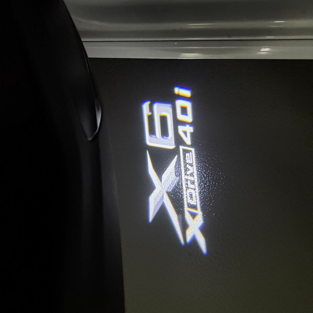 LUCES DE PROYECTOR DEL LOGOTIPO BMW M3 Nr.24 (cantidad 1 = 1 juegos / 2 luces de puerta)