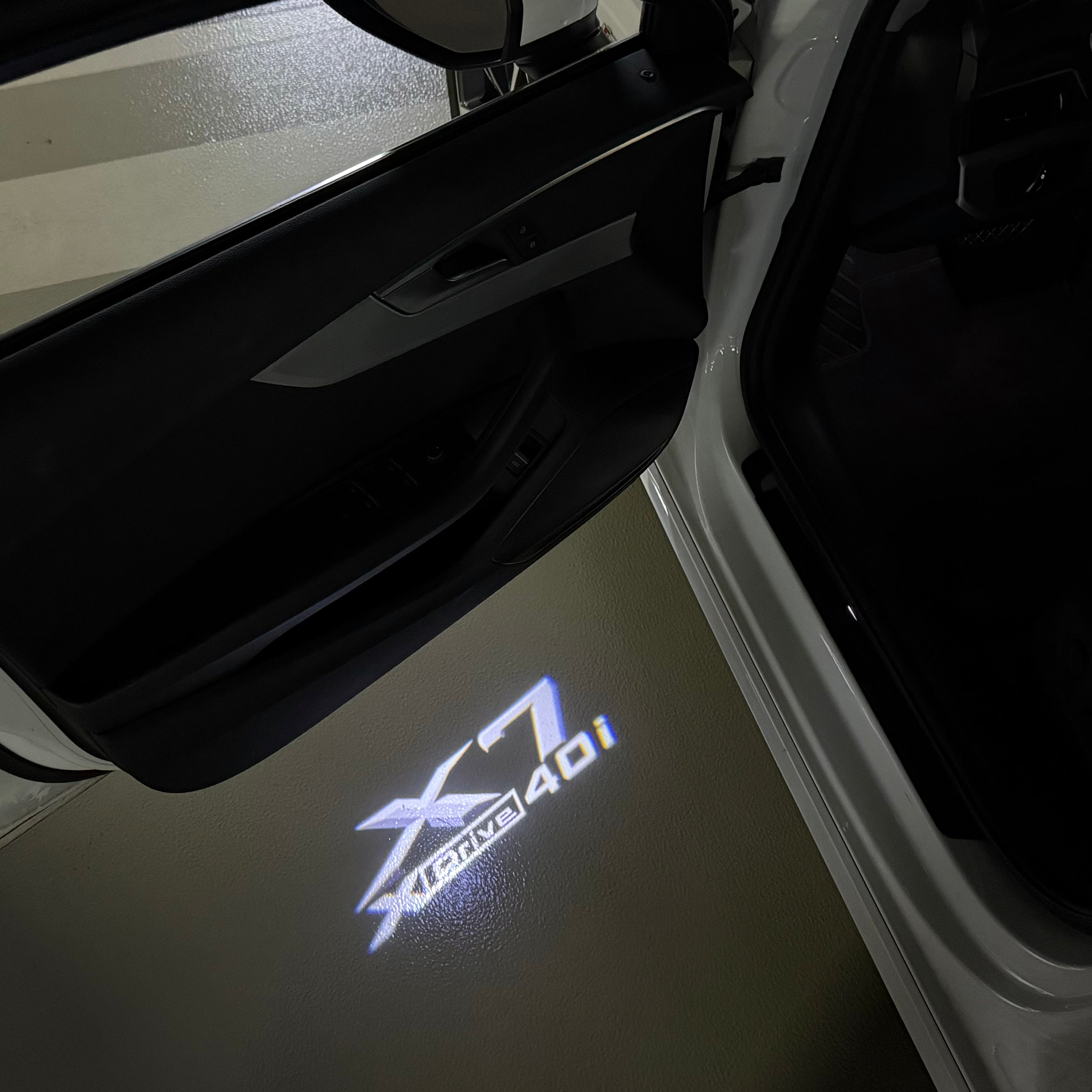 LUCES DE PROYECTOR DEL LOGOTIPO BMW M3 Nr.24 (cantidad 1 = 1 juegos / 2 luces de puerta)