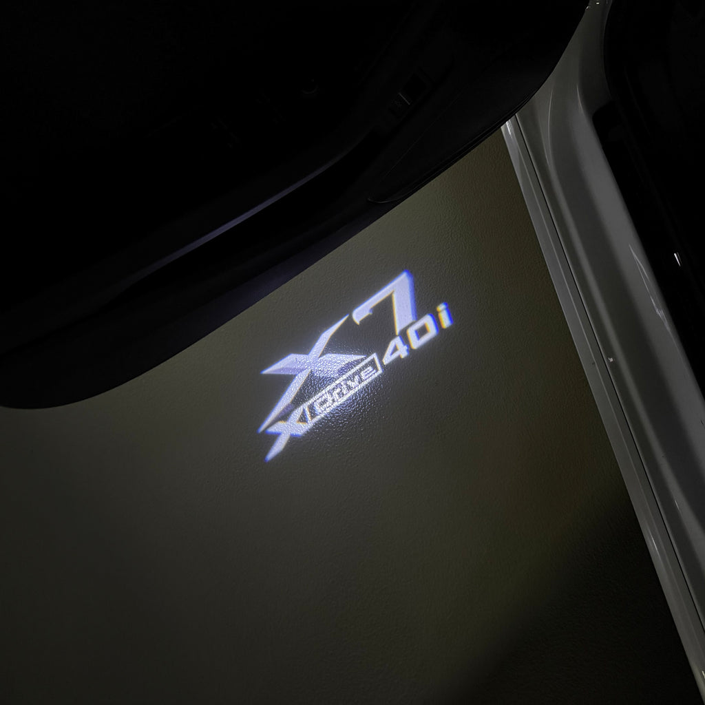 ÉCLAIRAGE DE PROJECTEUR BMW M3 LOGO Nr.24 (quantité 1 = 1 jeux / 2 feux de porte)