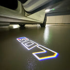 ÉCLAIRAGE DE PROJECTEUR BMW M3 LOGO Nr.24 (quantité 1 = 1 jeux / 2 feux de porte)