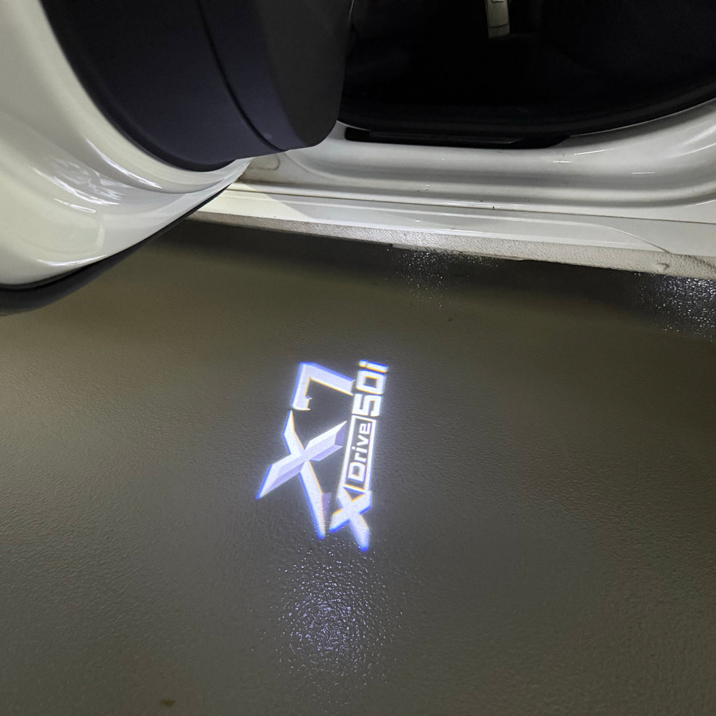 ÉCLAIRAGE DE PROJECTEUR BMW M3 LOGO Nr.24 (quantité 1 = 1 jeux / 2 feux de porte)