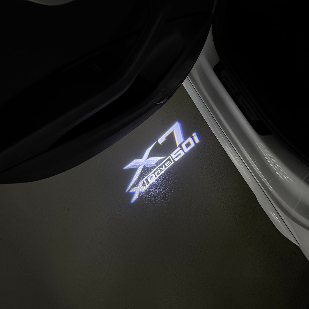 ÉCLAIRAGE DE PROJECTEUR BMW M3 LOGO Nr.24 (quantité 1 = 1 jeux / 2 feux de porte)