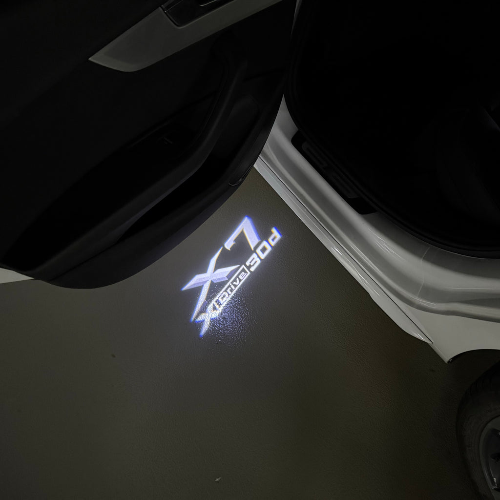 ÉCLAIRAGE DE PROJECTEUR BMW M3 LOGO Nr.24 (quantité 1 = 1 jeux / 2 feux de porte)