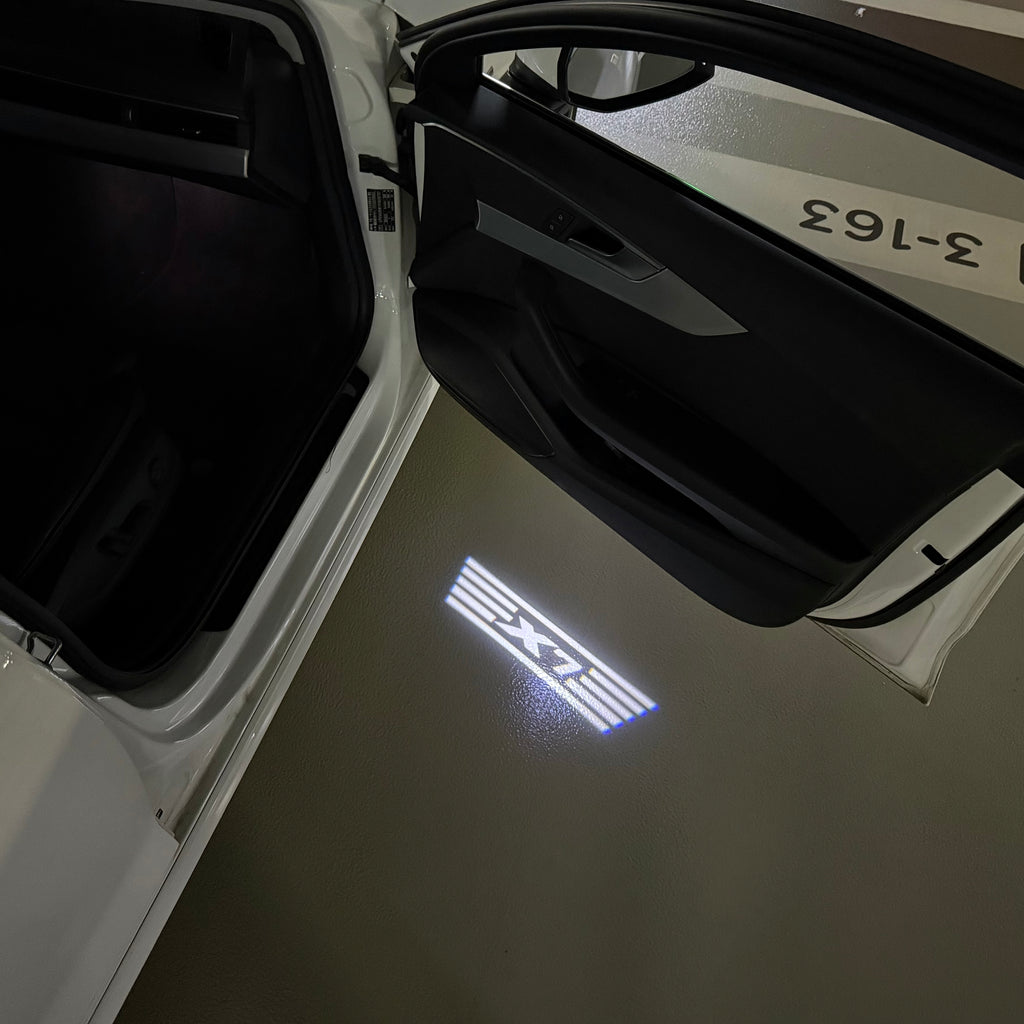 ÉCLAIRAGE DE PROJECTEUR BMW M3 LOGO Nr.24 (quantité 1 = 1 jeux / 2 feux de porte)