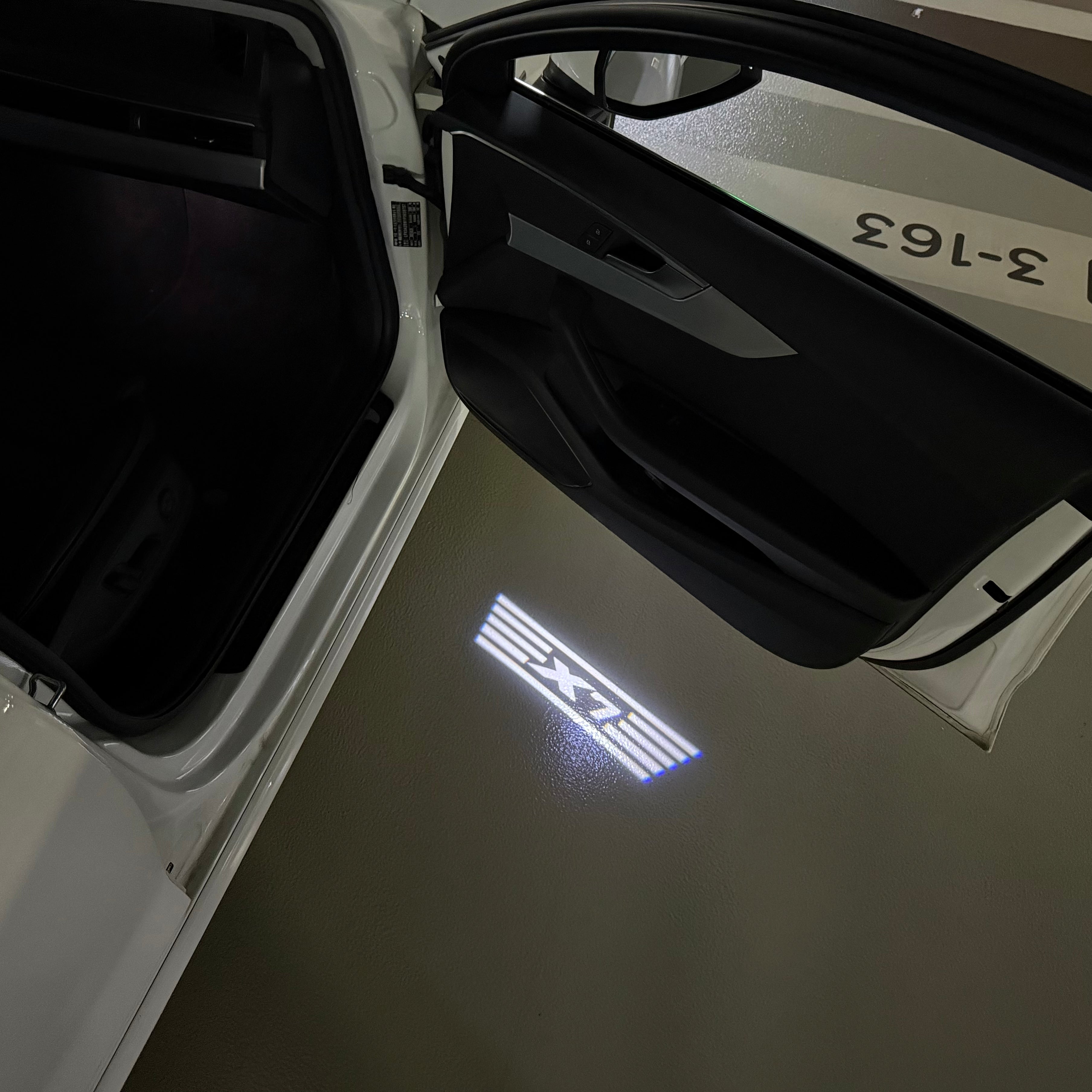 LUCES DE PROYECTOR DEL LOGOTIPO BMW M3 Nr.24 (cantidad 1 = 1 juegos / 2 luces de puerta)