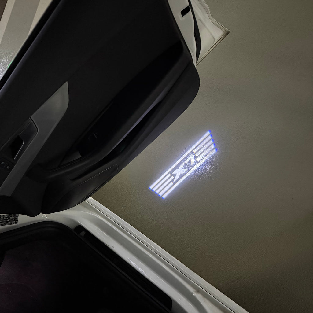ÉCLAIRAGE DE PROJECTEUR BMW M3 LOGO Nr.24 (quantité 1 = 1 jeux / 2 feux de porte)