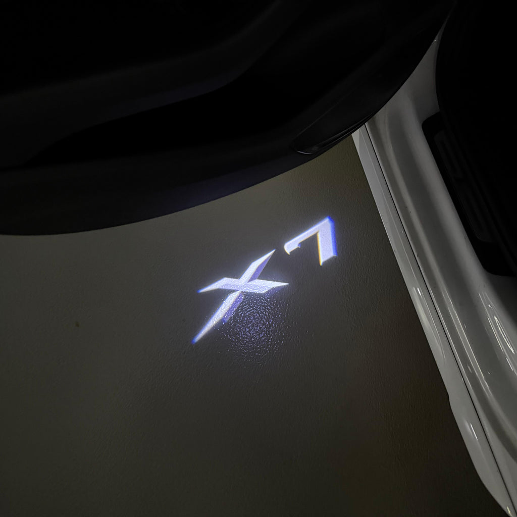 ÉCLAIRAGE DE PROJECTEUR BMW M3 LOGO Nr.24 (quantité 1 = 1 jeux / 2 feux de porte)