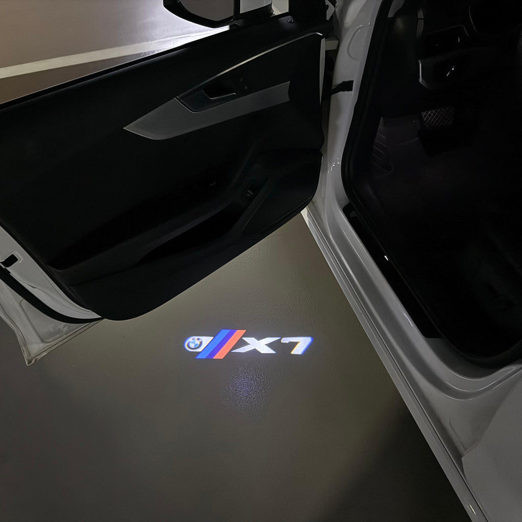 ÉCLAIRAGE DE PROJECTEUR BMW M3 LOGO Nr.24 (quantité 1 = 1 jeux / 2 feux de porte)