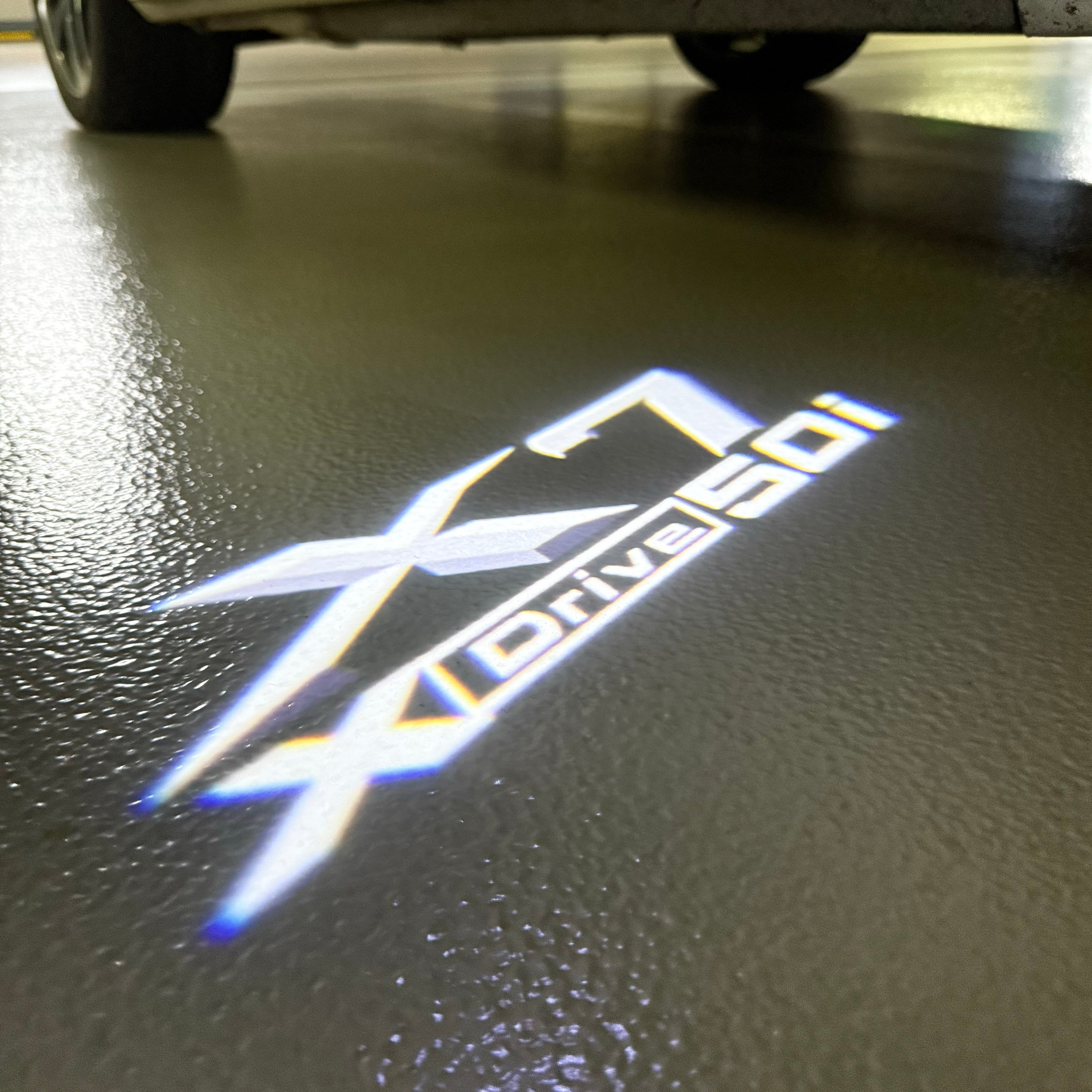 LUCES DE PROYECTOR DEL LOGOTIPO BMW M3 Nr.24 (cantidad 1 = 1 juegos / 2 luces de puerta)