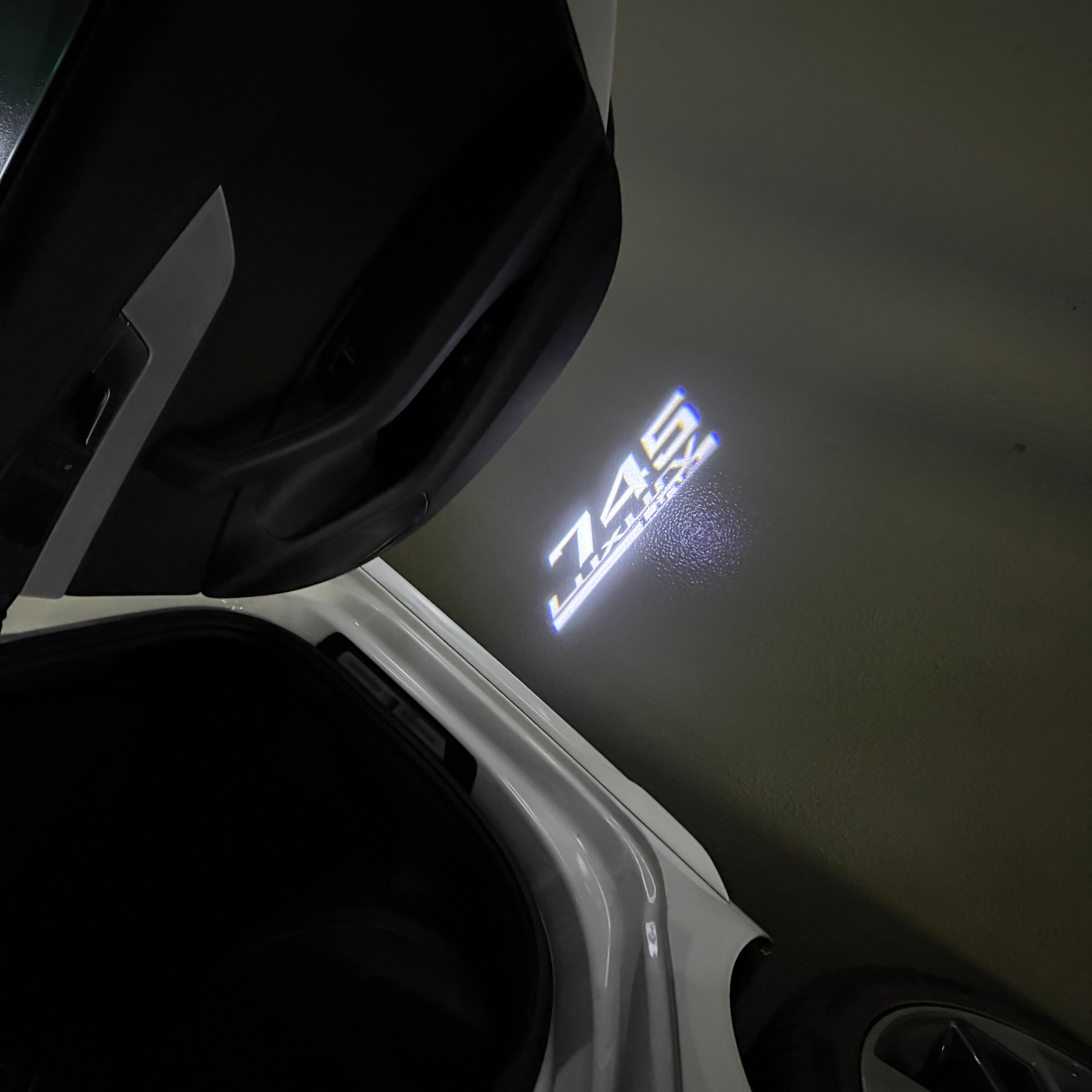 LUCES DE PROYECTOR DEL LOGOTIPO BMW M3 Nr.24 (cantidad 1 = 1 juegos / 2 luces de puerta)