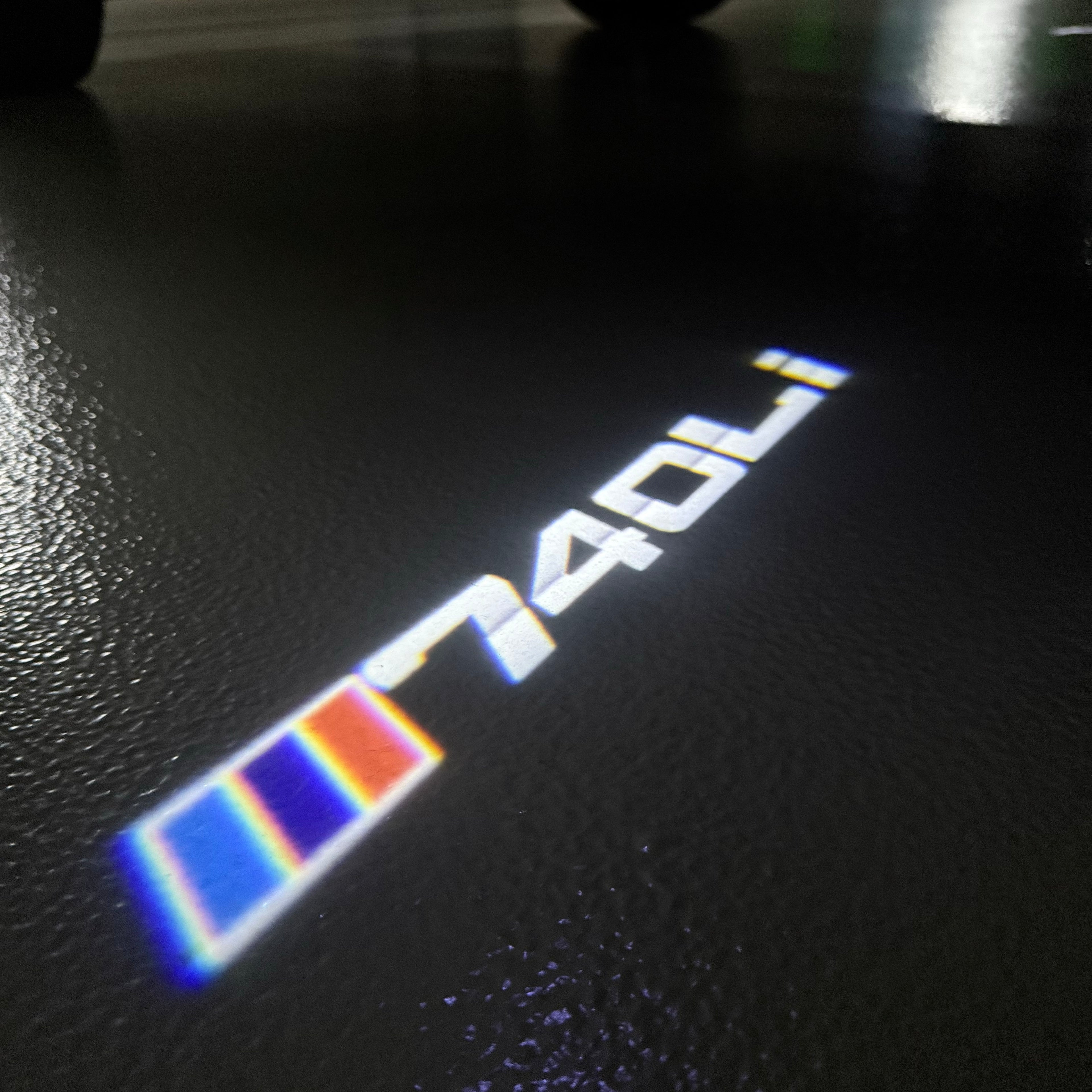 LUCES DE PROYECTOR DEL LOGOTIPO BMW M3 Nr.24 (cantidad 1 = 1 juegos / 2 luces de puerta)