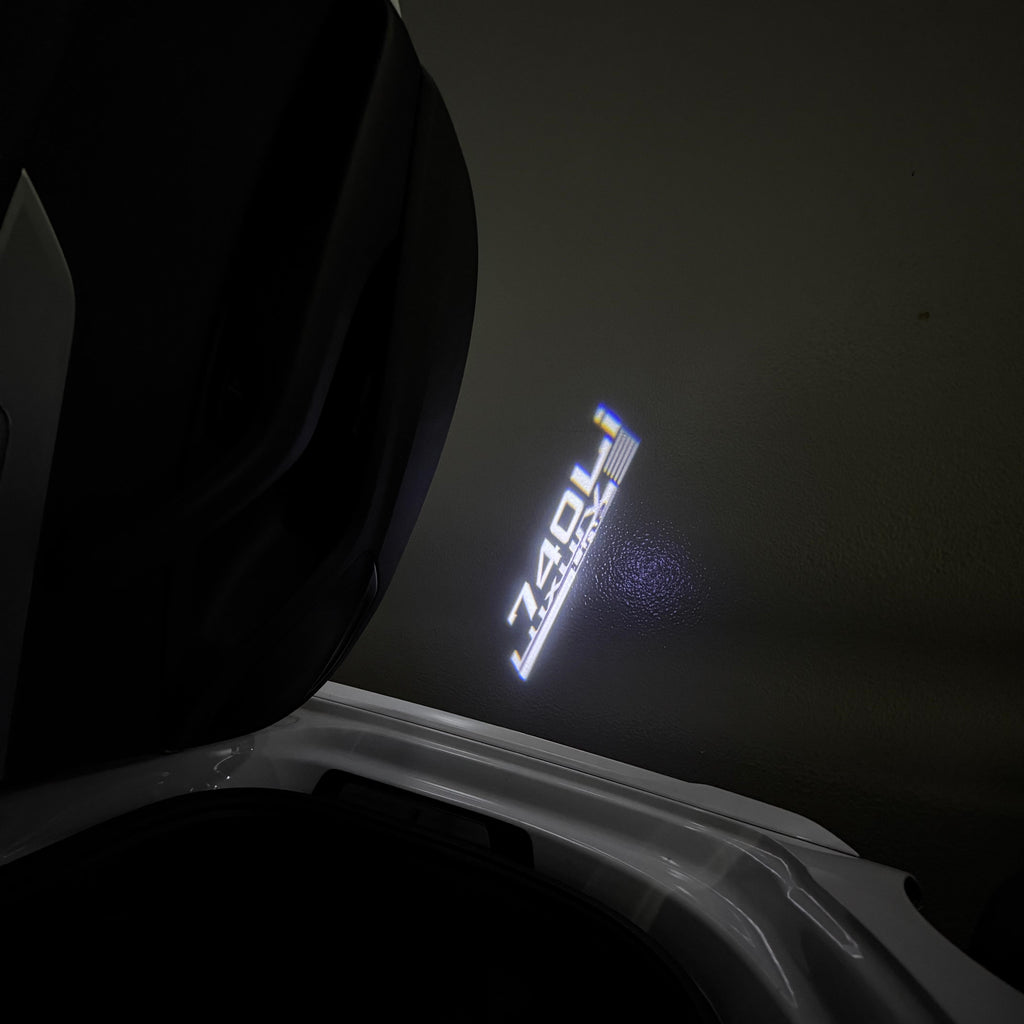 ÉCLAIRAGE DE PROJECTEUR BMW M3 LOGO Nr.24 (quantité 1 = 1 jeux / 2 feux de porte)