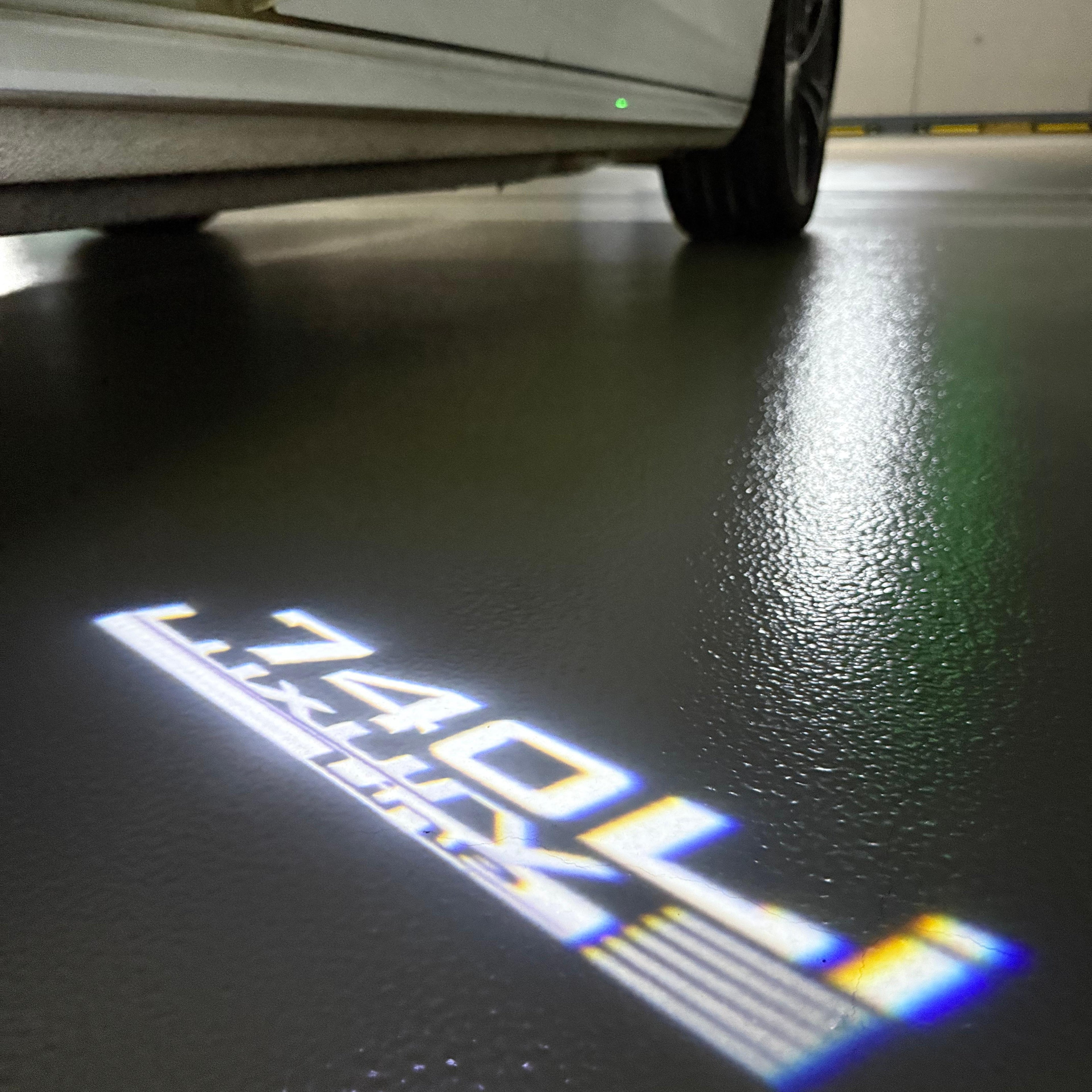 LUCES DE PROYECTOR DEL LOGOTIPO BMW M3 Nr.24 (cantidad 1 = 1 juegos / 2 luces de puerta)