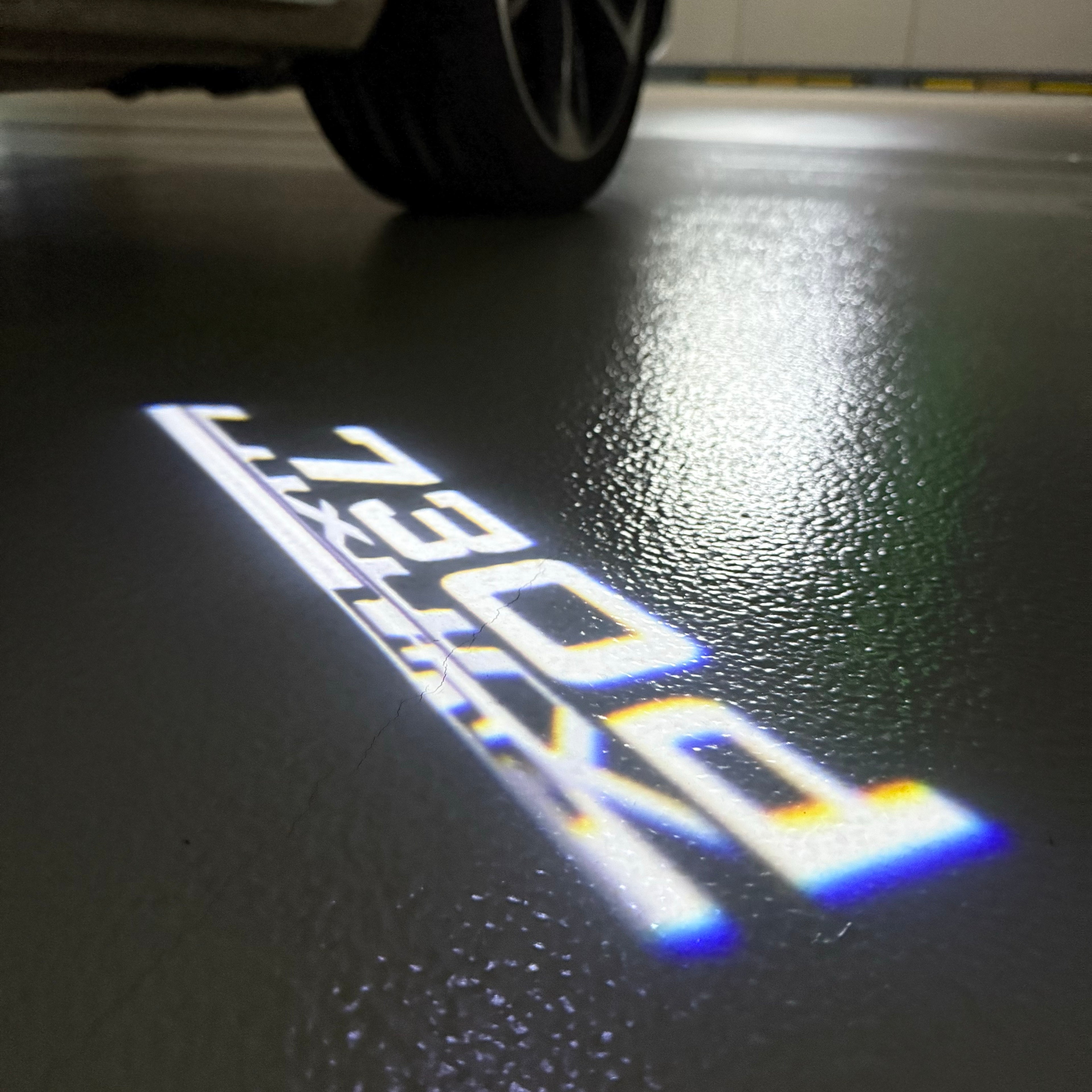 LUCES DE PROYECTOR DEL LOGOTIPO BMW M3 Nr.24 (cantidad 1 = 1 juegos / 2 luces de puerta)