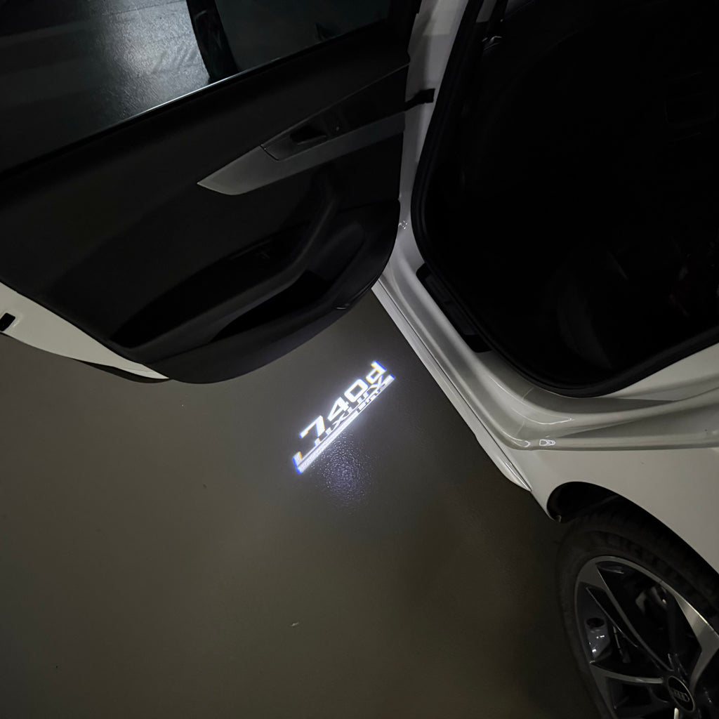 LUCES DE PROYECTOR DEL LOGOTIPO BMW M3 Nr.24 (cantidad 1 = 1 juegos / 2 luces de puerta)