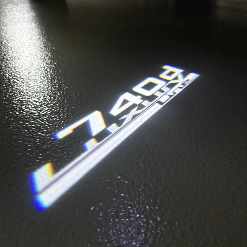 LUCES DE PROYECTOR DEL LOGOTIPO BMW M3 Nr.24 (cantidad 1 = 1 juegos / 2 luces de puerta)