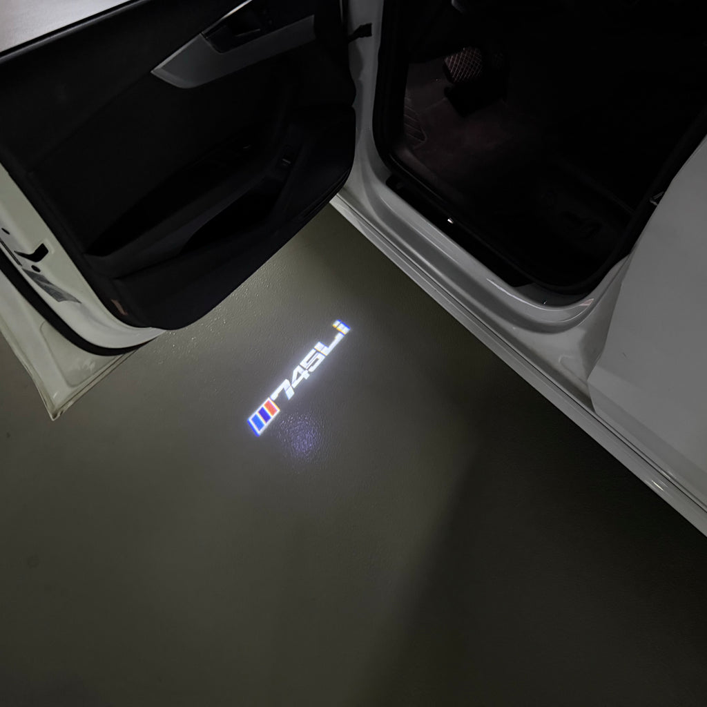 ÉCLAIRAGE DE PROJECTEUR BMW M3 LOGO Nr.24 (quantité 1 = 1 jeux / 2 feux de porte)