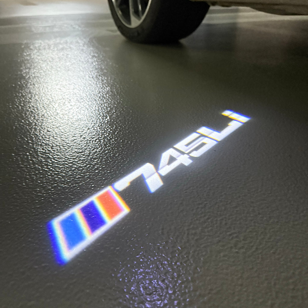 ÉCLAIRAGE DE PROJECTEUR BMW M3 LOGO Nr.24 (quantité 1 = 1 jeux / 2 feux de porte)