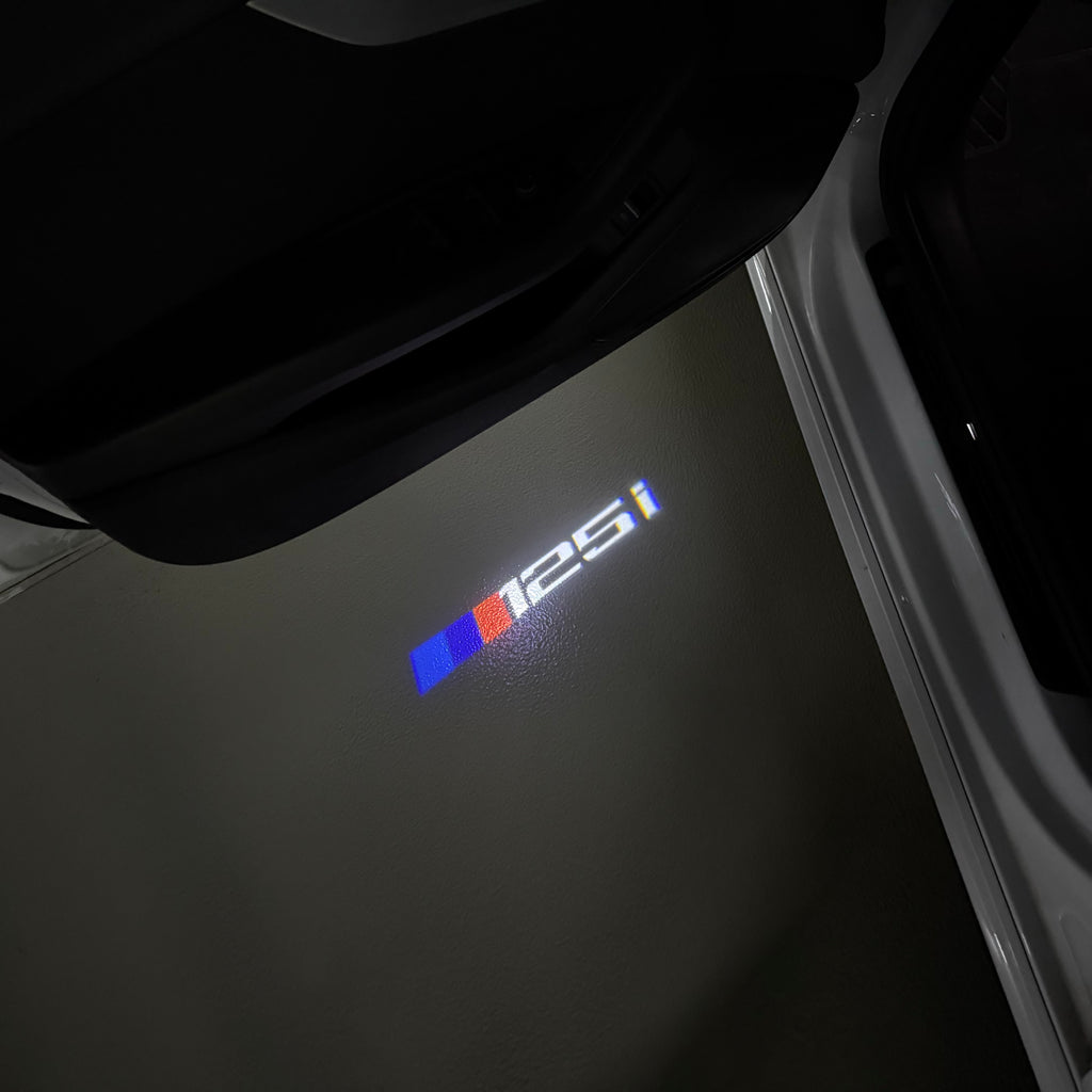 LUCES DE PROYECTOR DEL LOGOTIPO BMW M3 Nr.24 (cantidad 1 = 1 juegos / 2 luces de puerta)