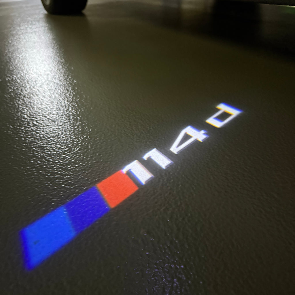 LUCES DE PROYECTOR DEL LOGOTIPO BMW M3 Nr.24 (cantidad 1 = 1 juegos / 2 luces de puerta)