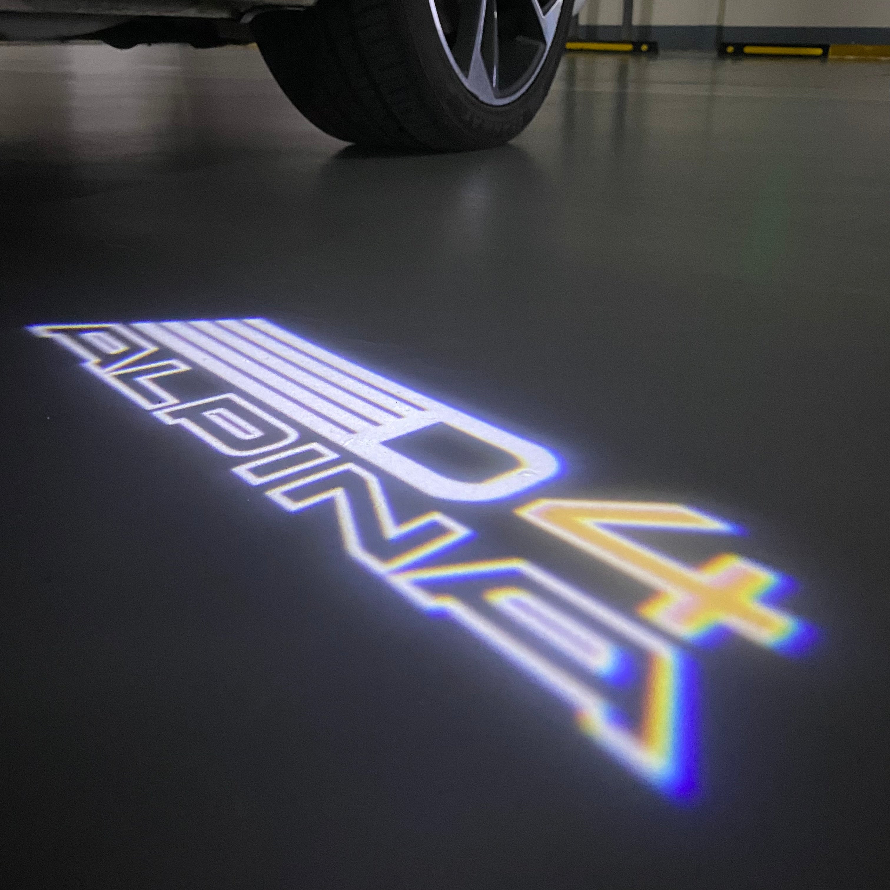 ALPINA D4 LOGO PROJECTOT LIGHTS  (quantity 1 = 1 sets/2 door lights) Nr.07A42