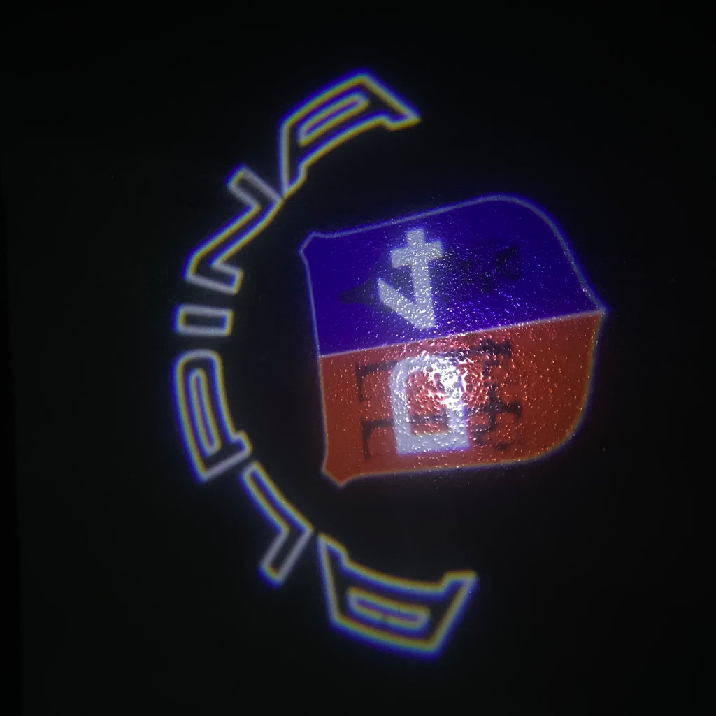 ALPINA D4 LOGO PROJECTOT LIGHTS  (quantity 1 = 1 sets/2 door lights) Nr.07A52