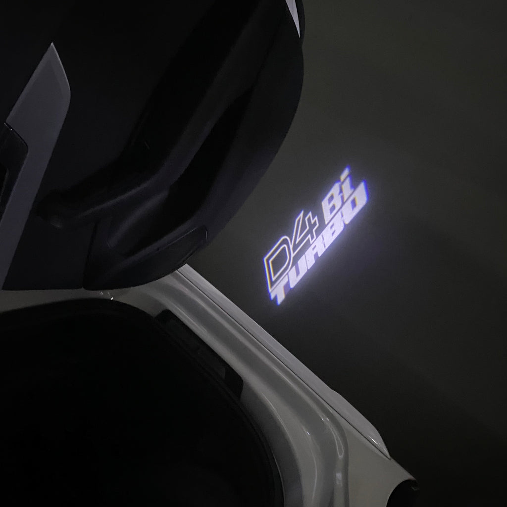 ALPINA D4  Bi TURBO LOGO PROJECTOT LIGHTS  (quantity 1 = 1 sets/2 door lights) Nr.07A48