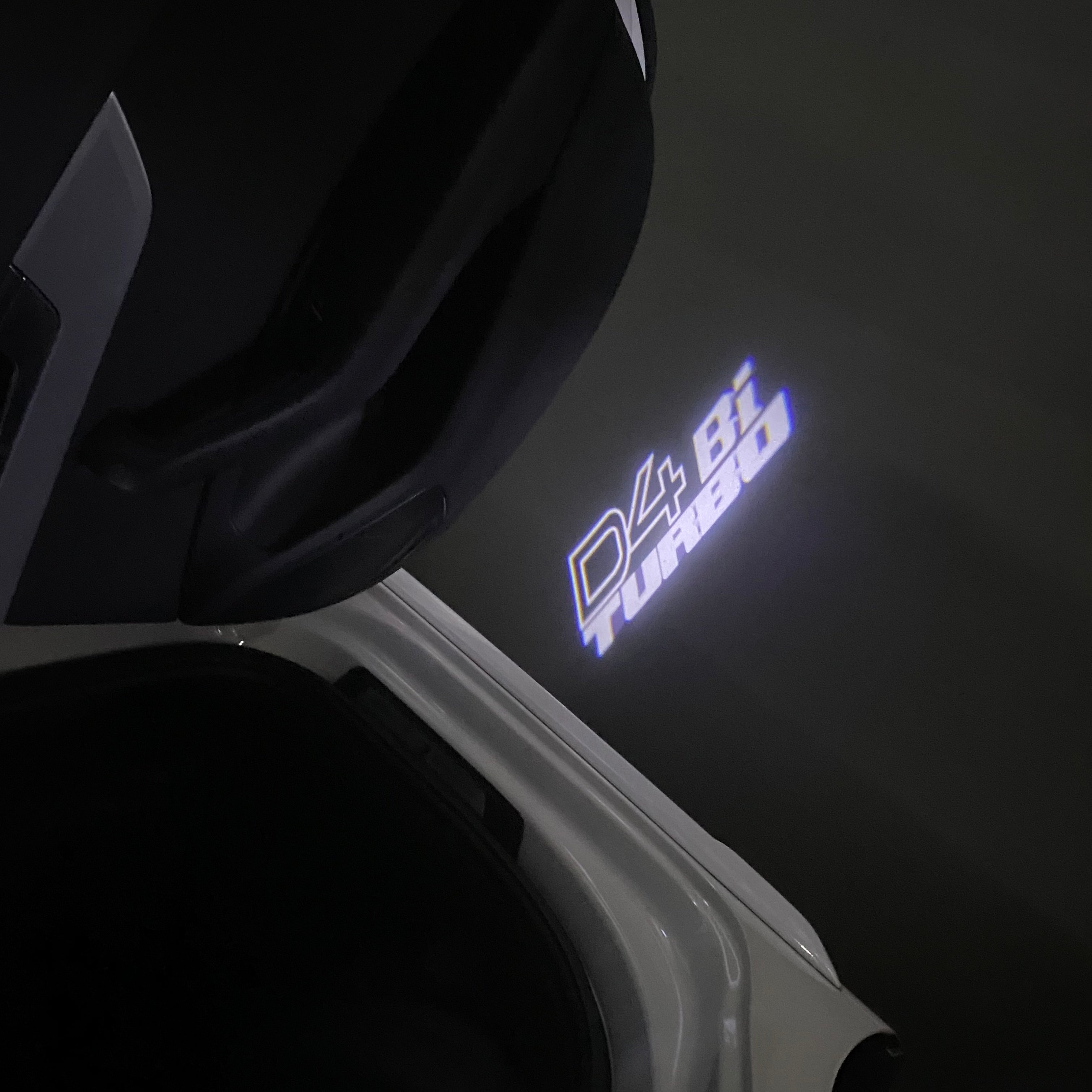 ALPINA D4  Bi TURBO LOGO PROJECTOT LIGHTS  (quantity 1 = 1 sets/2 door lights) Nr.07A48