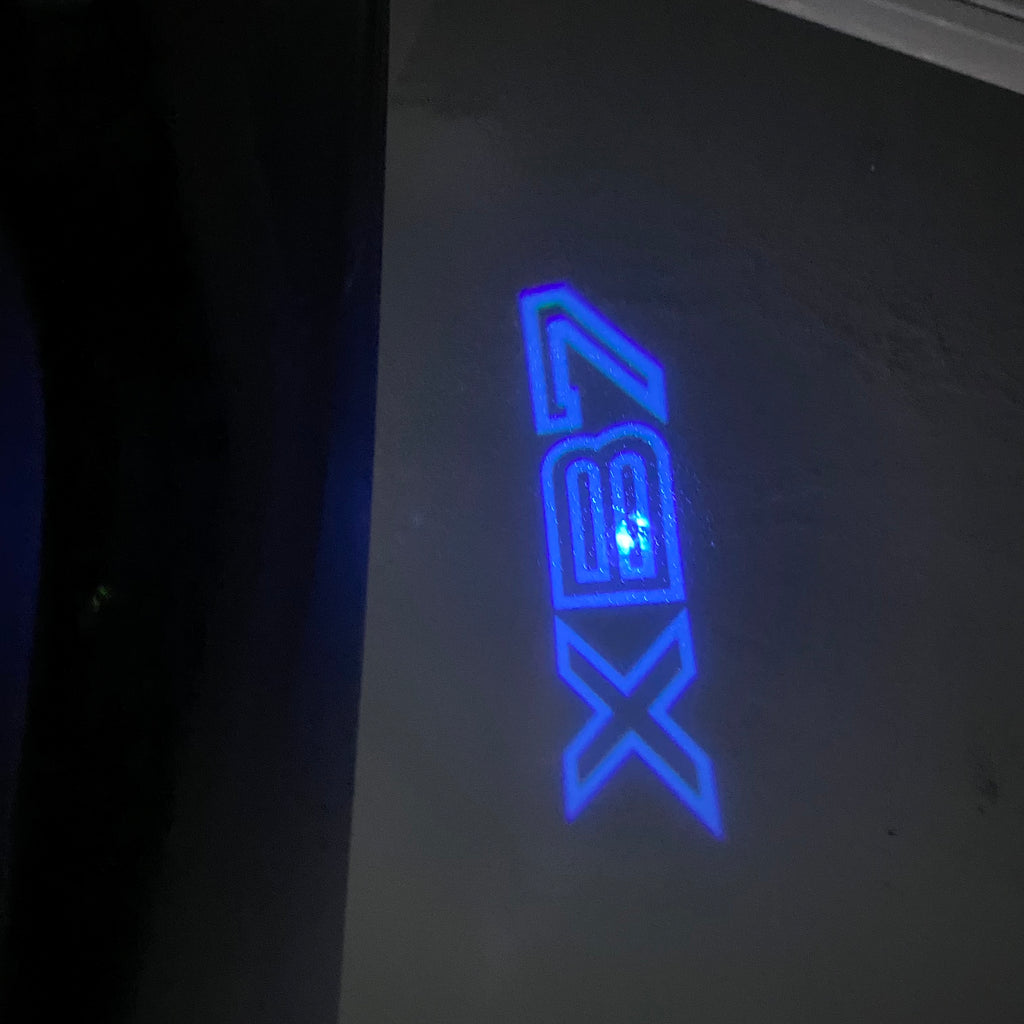 BMW LOGO PROJECTOT LIGHTS Nr.07 (cantidad 1 = 1 juego/2 luces de puerta)