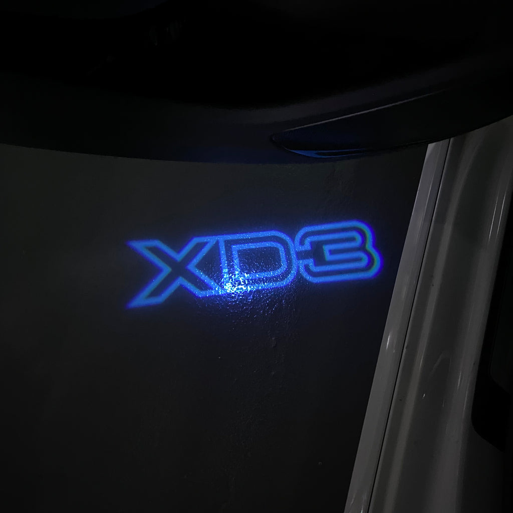 ALPINA XD3 LOGO PROJECTOT LIGHTS  (quantity 1 = 1 sets/2 door lights) Nr.07A63