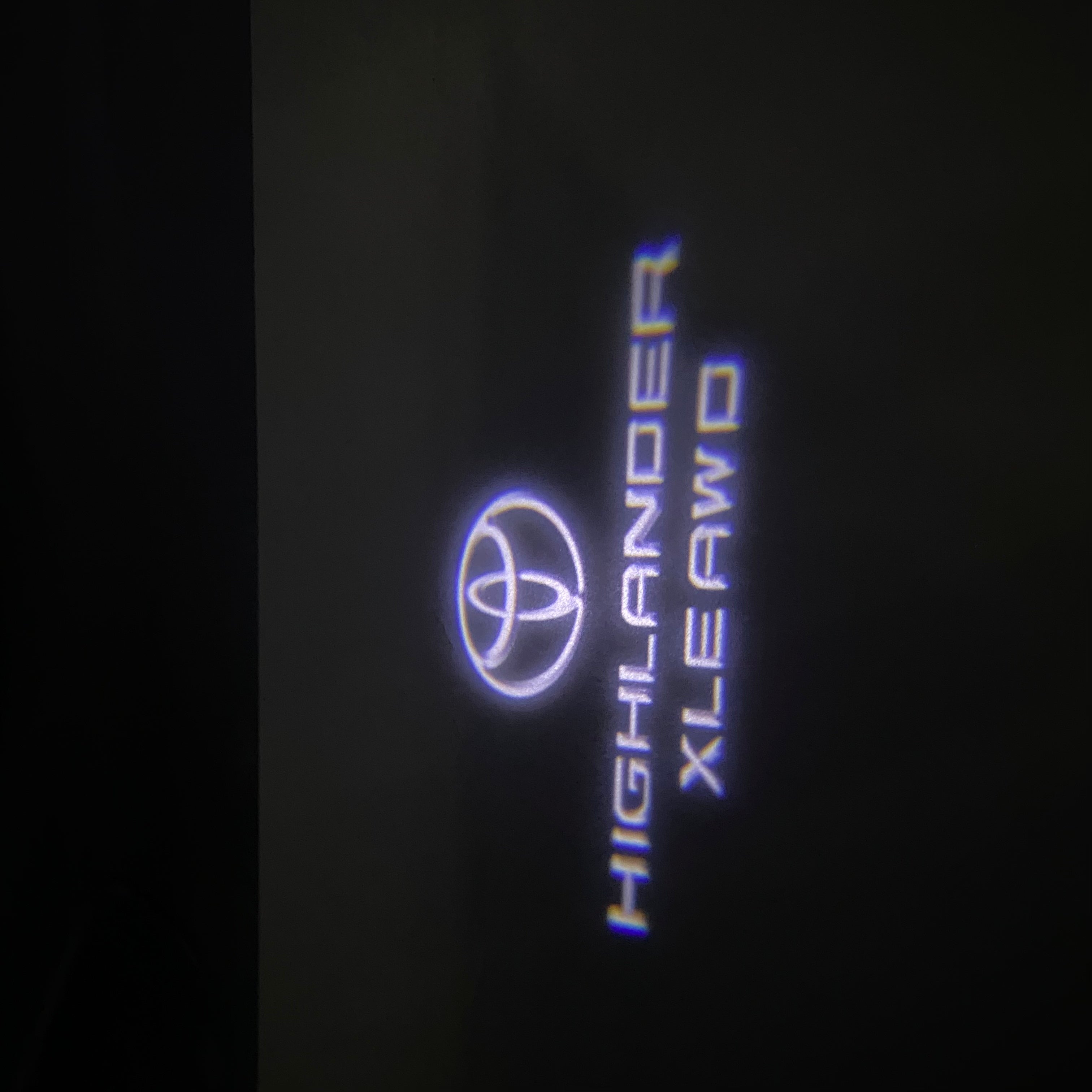 Toyota LOGO PROJECROTR LIGHTS Nr.02 (quantité 1 = 1 ensembles / 2 feux de porte)
