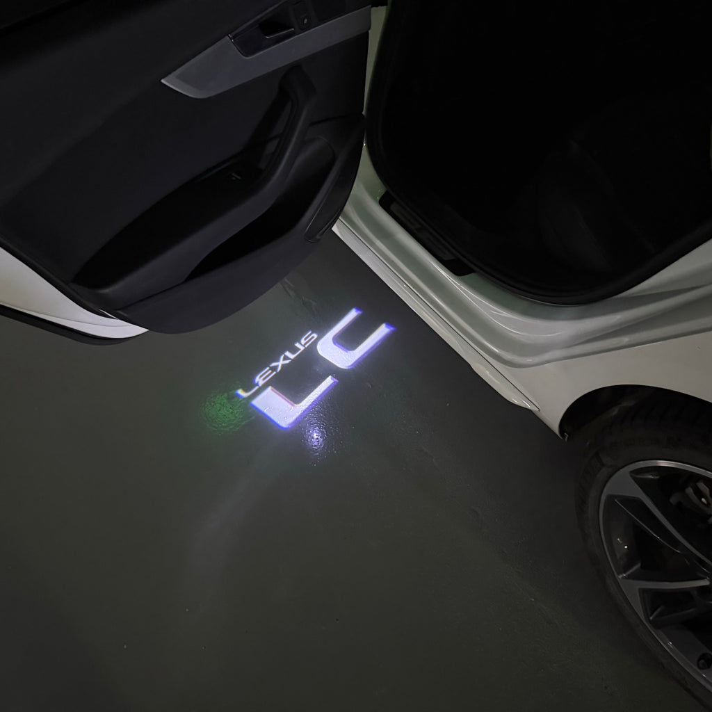 LUCES LEXUS LOGO PROJECROTR Nr.01 (cantidad 1 = 1 juegos / 2 luces de puerta)